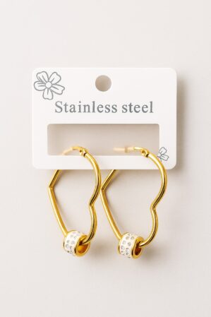 Golden Heart Earring
