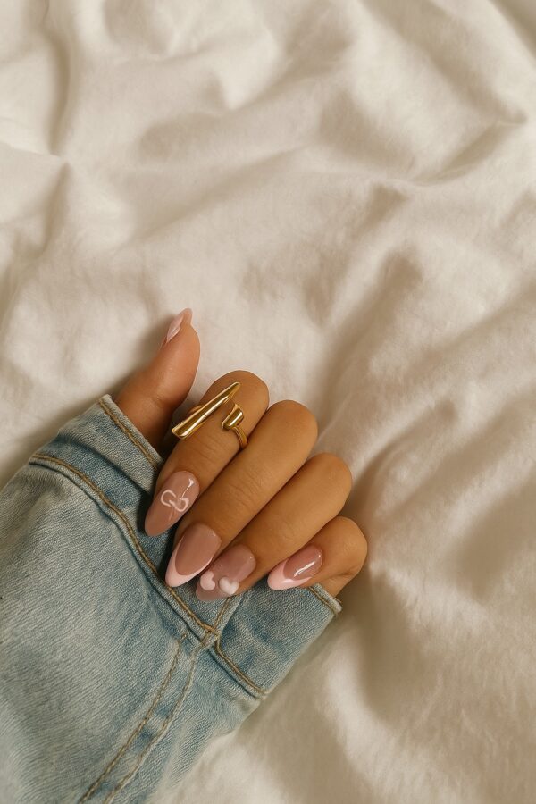 Golden Edge Statement Ring