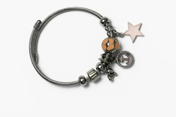 Pink Star Pandora Bracelet